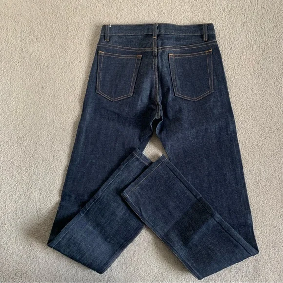 A.P.C. New Cure H Jean Tres Etroit Dark Wash Super Slim Raw Japanese Denim